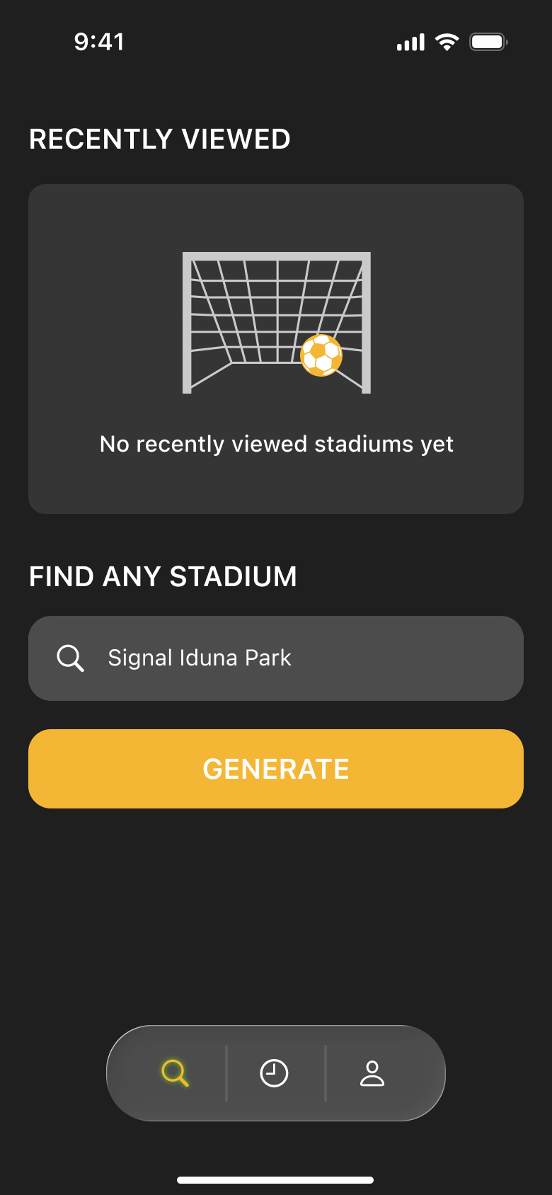 GoToArena AI home screen preview